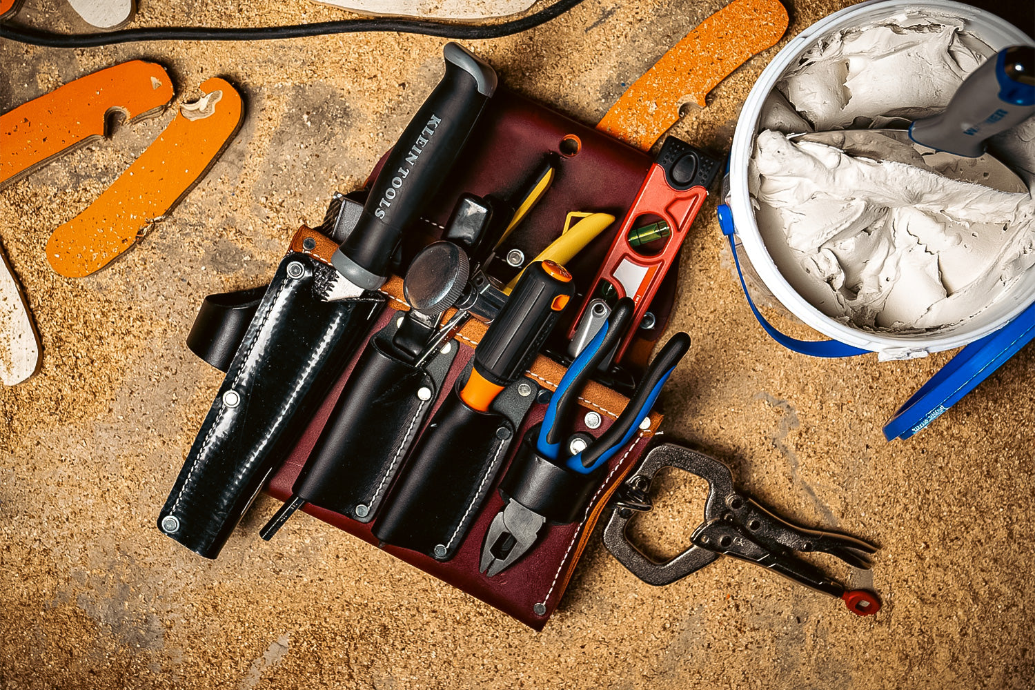leather tool belt accessories