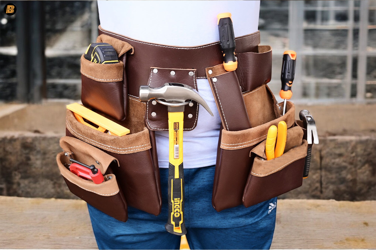 Leather Carpenter Tool Belt for Better Work Efficiency